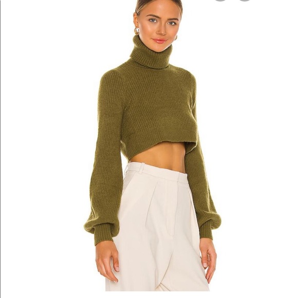 Camila Coelho Cesare Cropped Turtleneck 